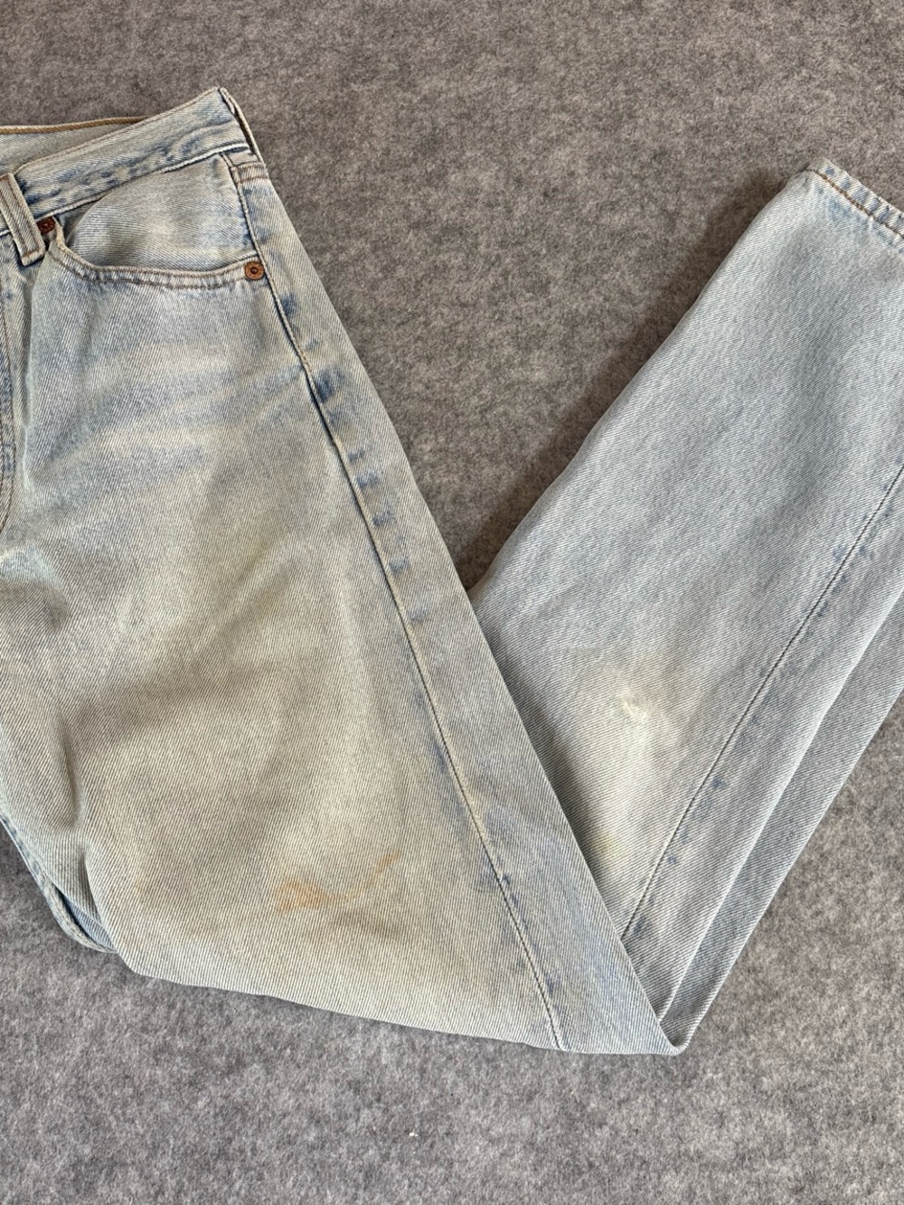 Levi's Light Blue Straight Leg Jeans